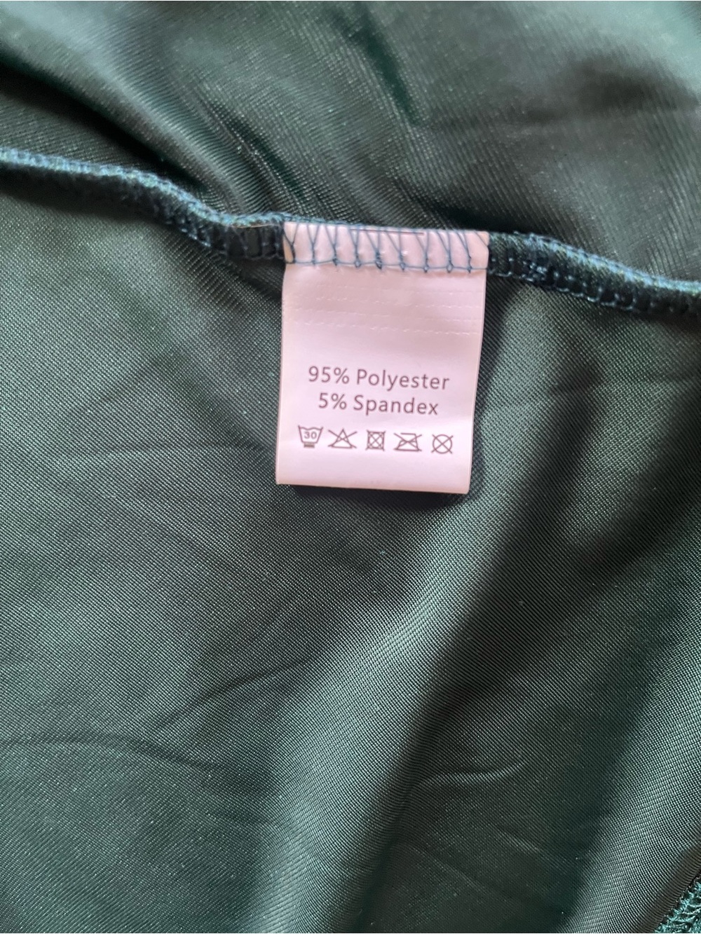 Emerald Green Velvet Wrap Luxury Holiday Cocktail Midi Party Dress Size Medium - Picture 5 of 5